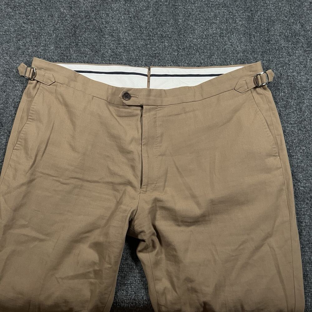 Proper Cloth Gurkha Pants Mens 38x29 Cotton Chino Trousers Tessuti Di Sondrio